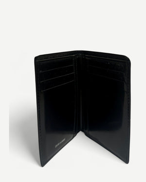 Dior Homme 2000s by Hedi Slimane Black Paneled Leather Wallet