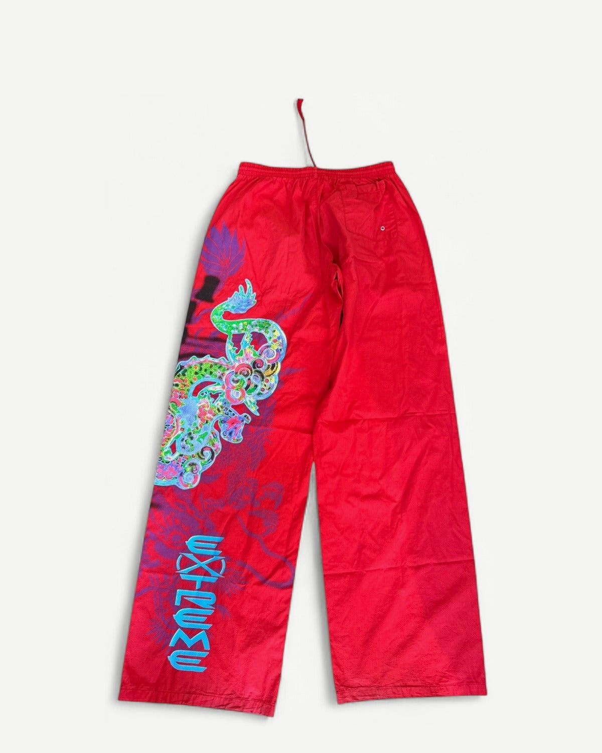 Dolce & Gabbana 2000s Dragon Print Wide Pants