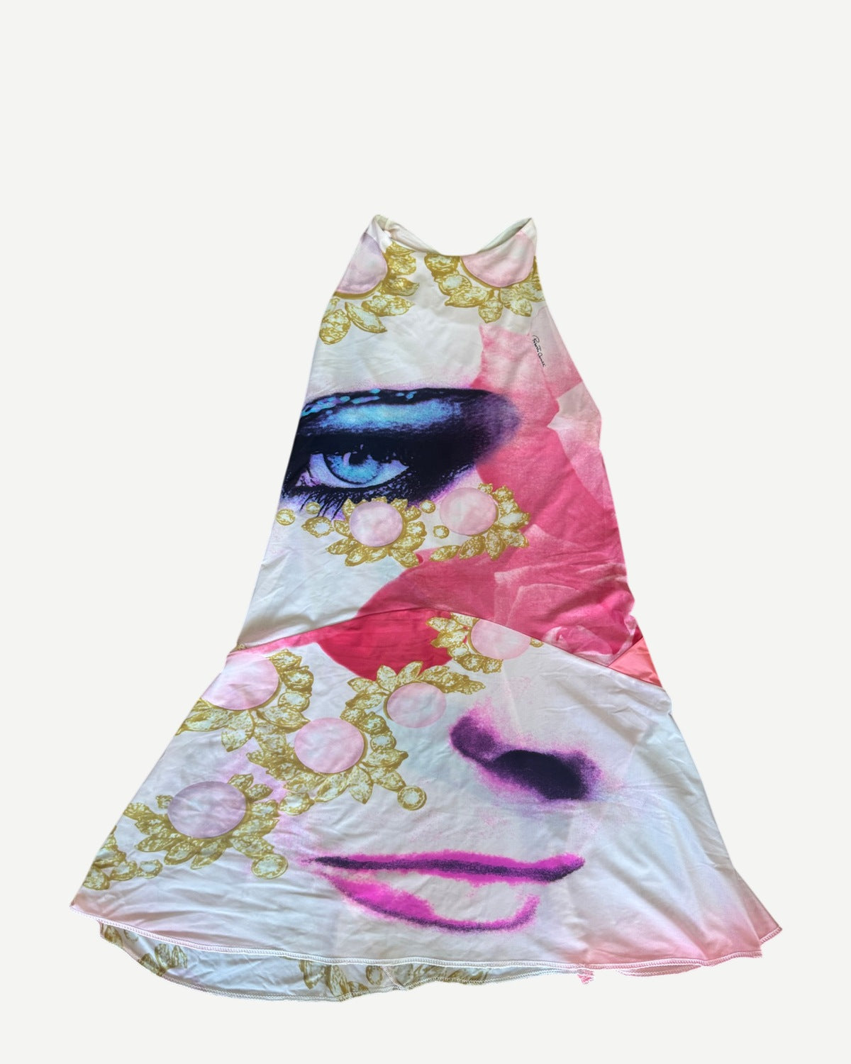 Roberto Cavalli SS01 Elizabeth Taylor Silk Dress