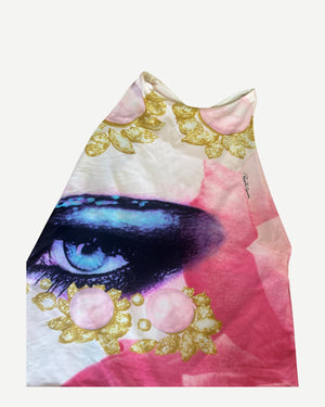 Roberto Cavalli SS01 Elizabeth Taylor Silk Dress