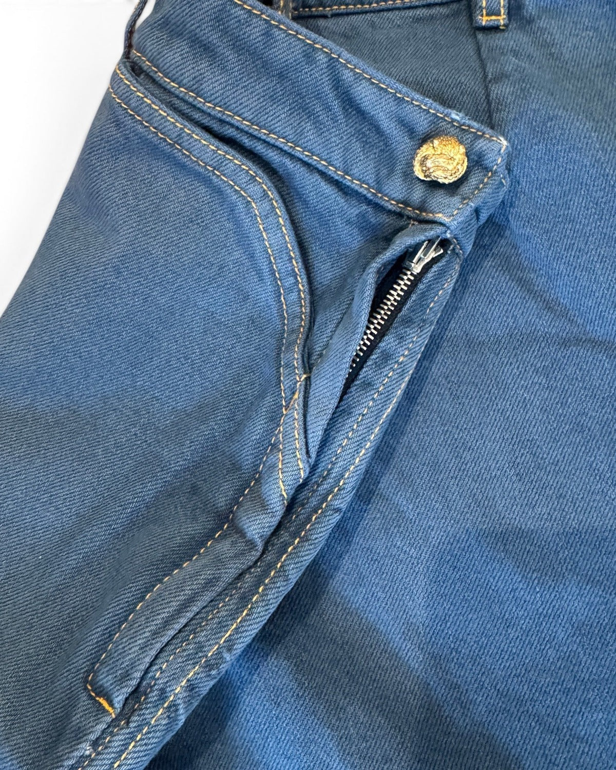 Chanel SS24 Stone Washed Side Zip Denim Sample