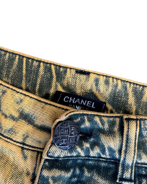SS24 Bleached Acid Wash Long Denim Sample