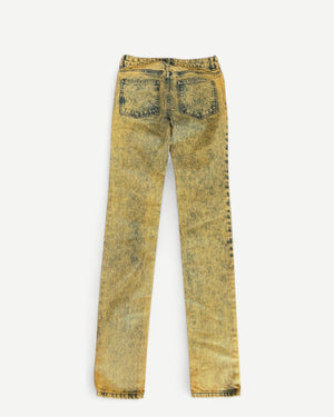 SS24 Bleached Acid Wash Long Denim Sample