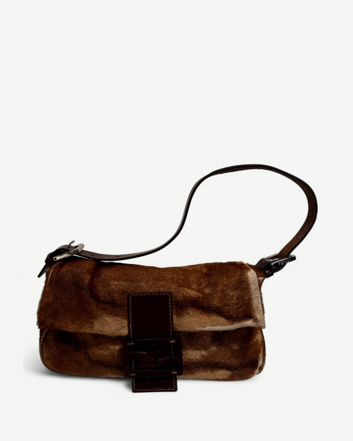 2000s Pony Hair Baguette Bag