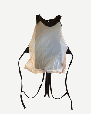 Helmut Lang SS03 Silk-Chiffon Bondage Top Dress