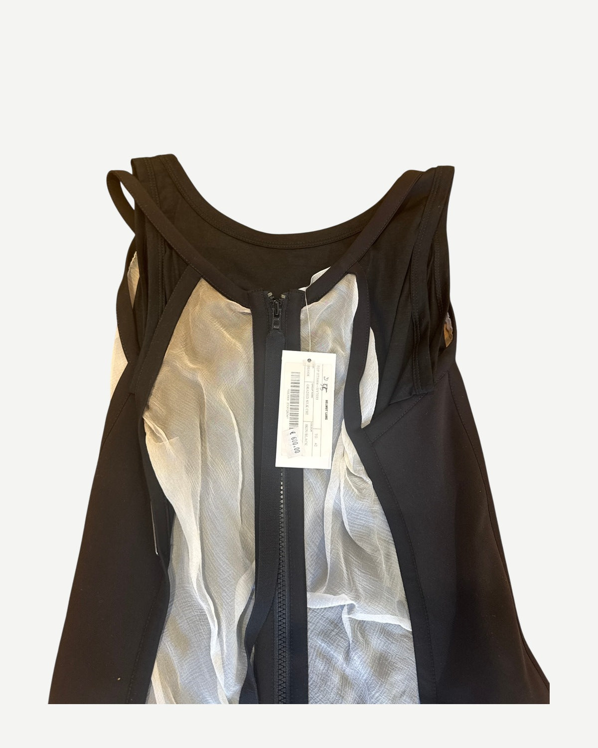 Helmut Lang SS03 Silk-Chiffon Bondage Top Dress