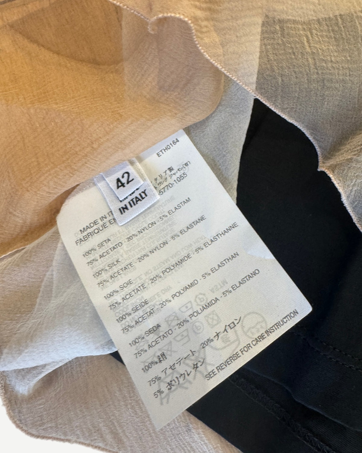 Helmut Lang SS03 Silk-Chiffon Bondage Top Dress