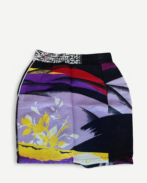 Gianni Versace 1990s Multicolor Skirt