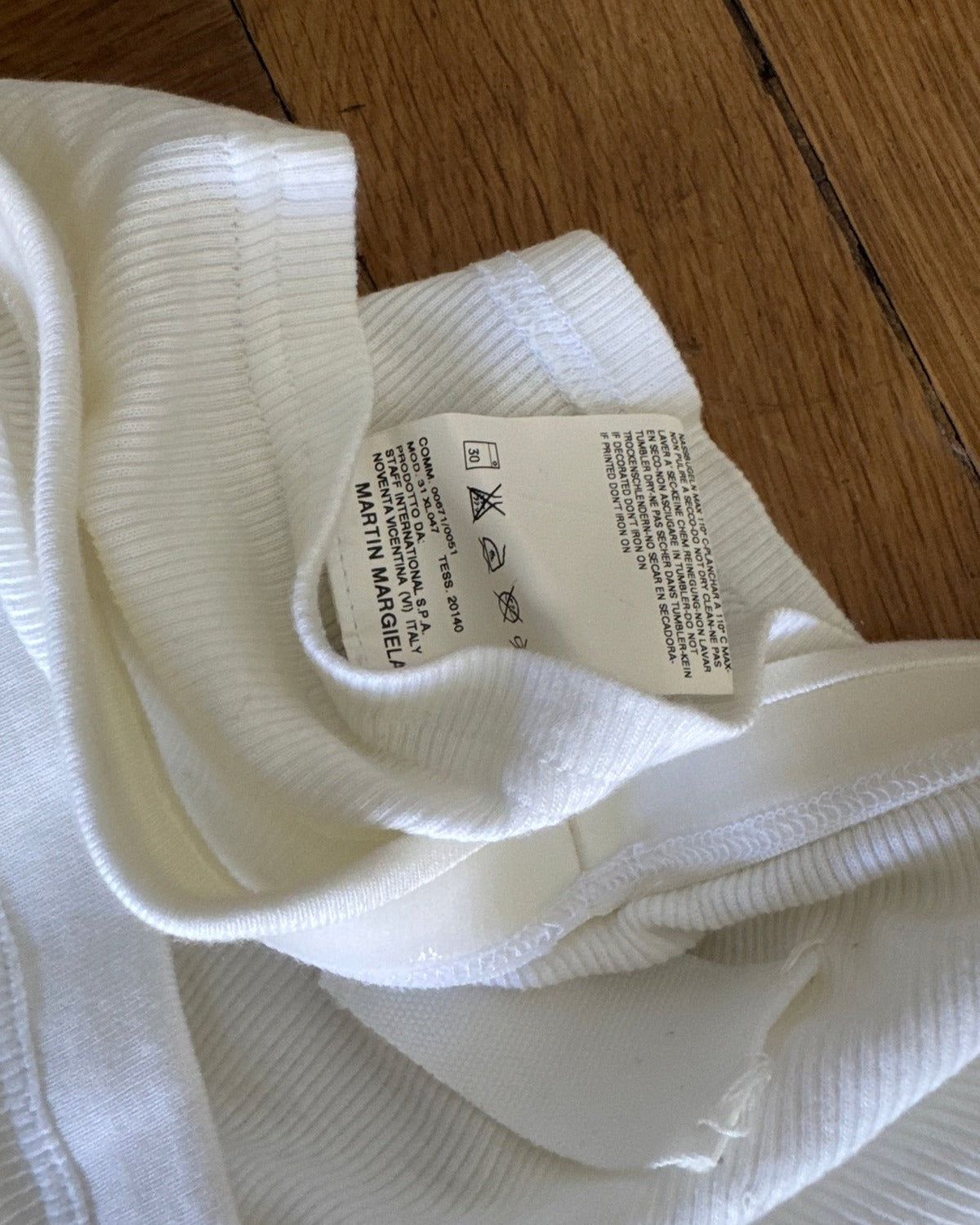 Maison Martin Margiela SS05 Ribbed Tube Top