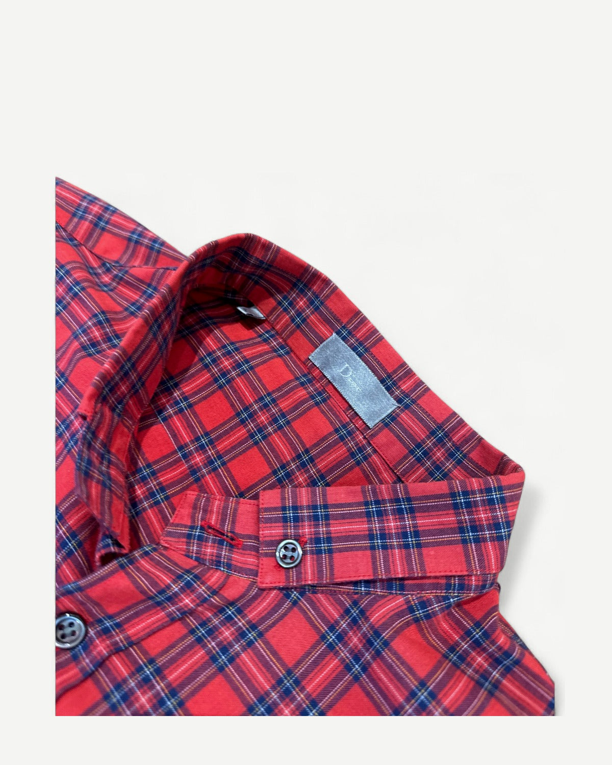 Dior Homme SS06 by Hedi Slimane Tartan Check Shirt