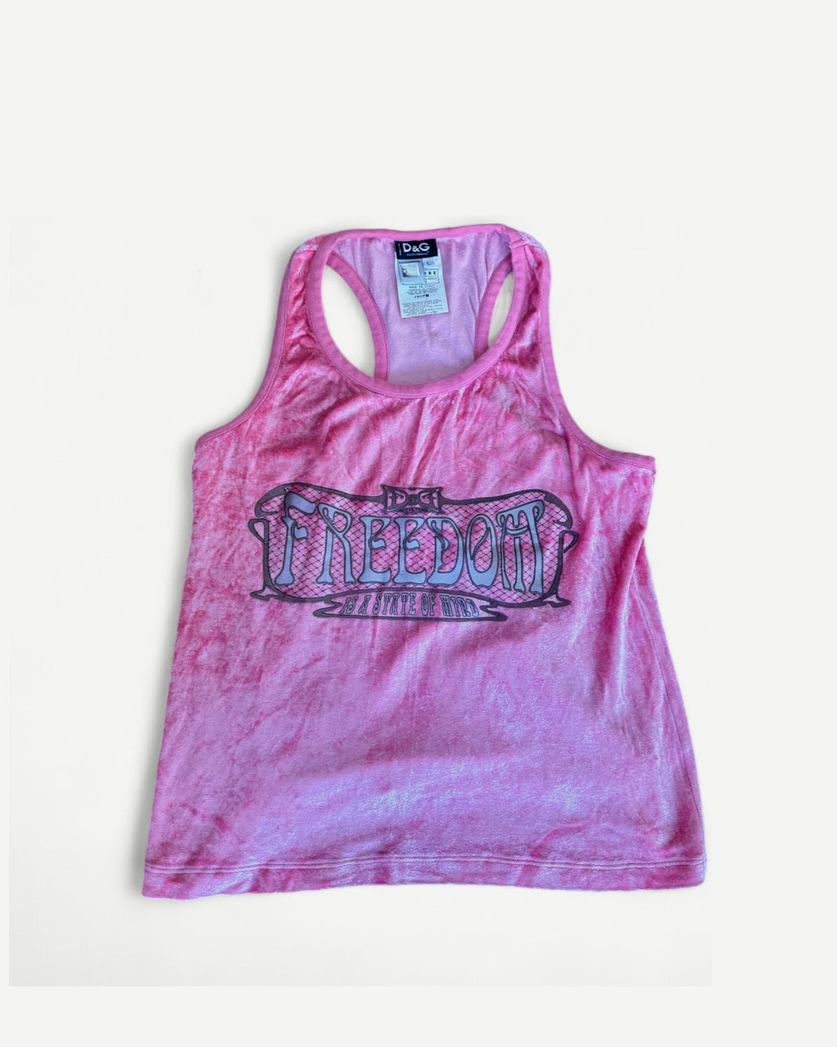 Dolce & Gabbana SS03 Velvet Freedom Top