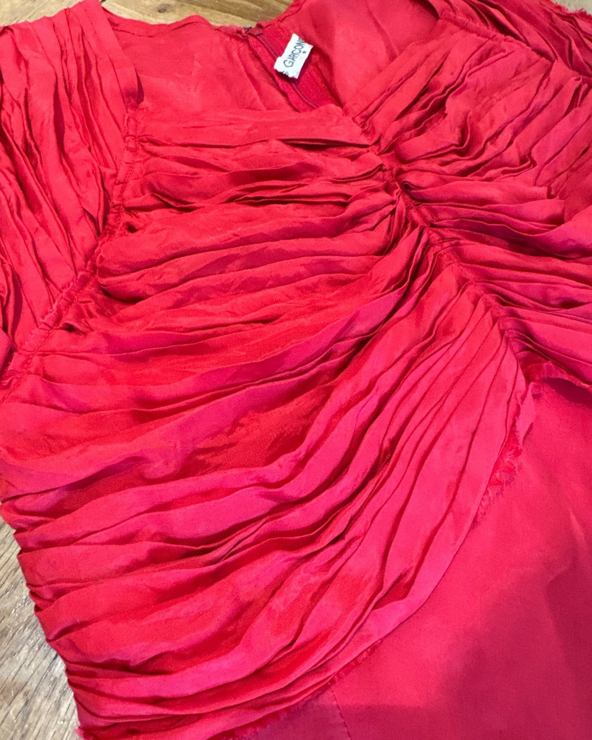 Comme Des Garcons SS00 by Rei Kawakubo Pleated Bustier Dress