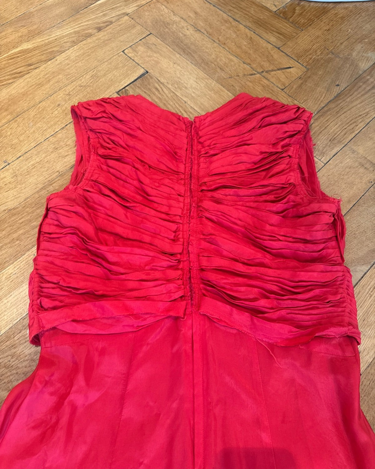 Comme Des Garcons SS00 by Rei Kawakubo Pleated Bustier Dress