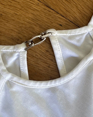 Gucci SS99 by Tom Ford Metal Clasp Backslit Top