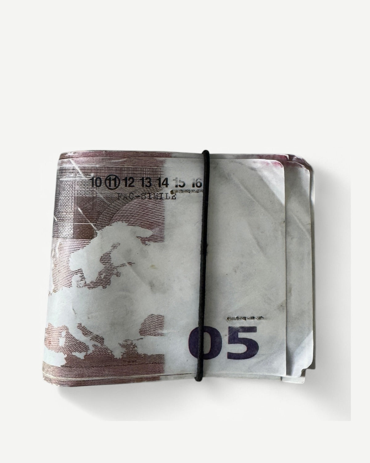 Maison Martin Margiela SS08 Euro Bill Laminated Wallet