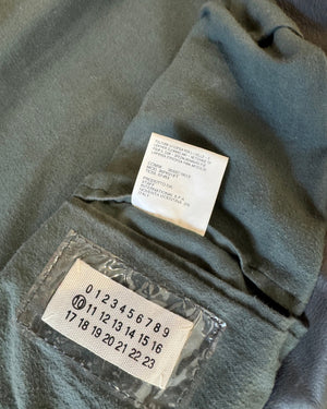 Maison Martin Margiela SS01 Black 5-Zip Leather Jacket