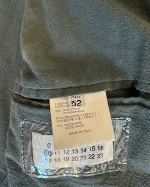 Maison Martin Margiela SS01 Black 5-Zip Leather Jacket