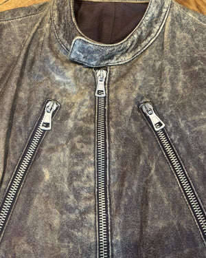 Maison Martin Margiela SS02 Distressed Leather Jacket