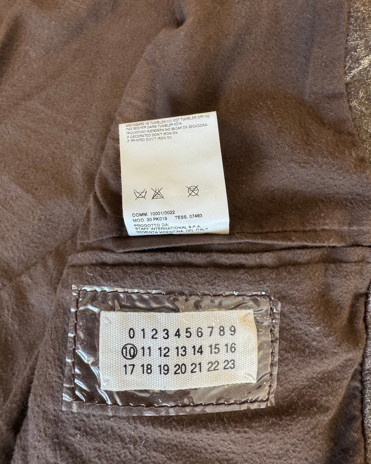 Maison Martin Margiela SS02 Distressed Leather Jacket