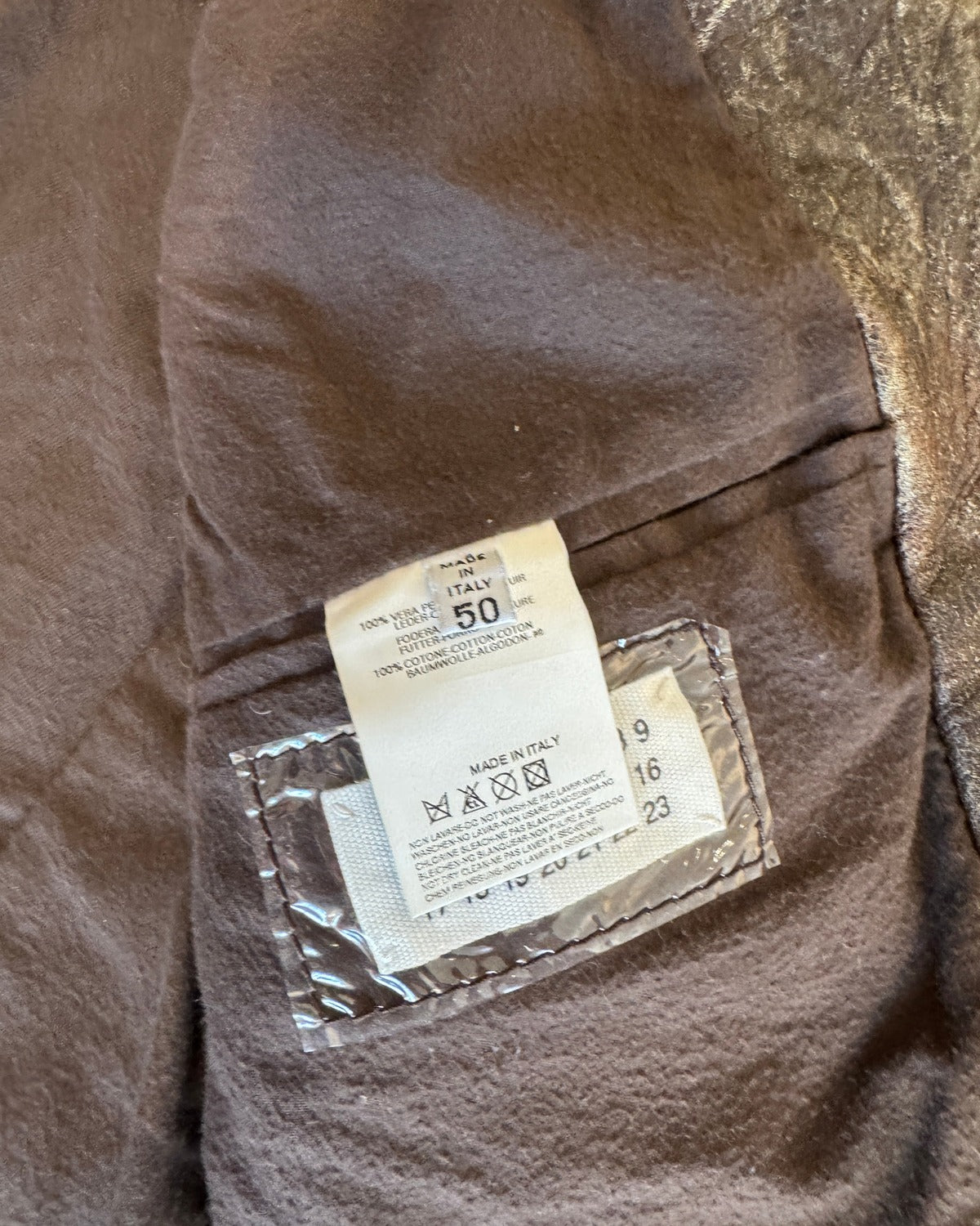 Maison Martin Margiela SS02 Distressed Leather Jacket