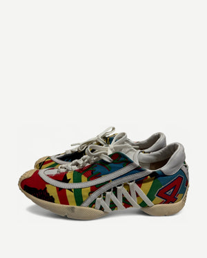 SS04 by John Galliano Rasta Mania Sneakers