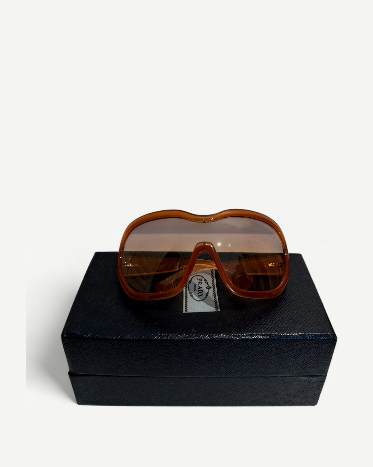 Prada FW11 Runway Illusion Shield Oversized Sunglasses