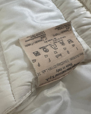 90s by Karl Lagerfeld Cream Velcro Utility Vest