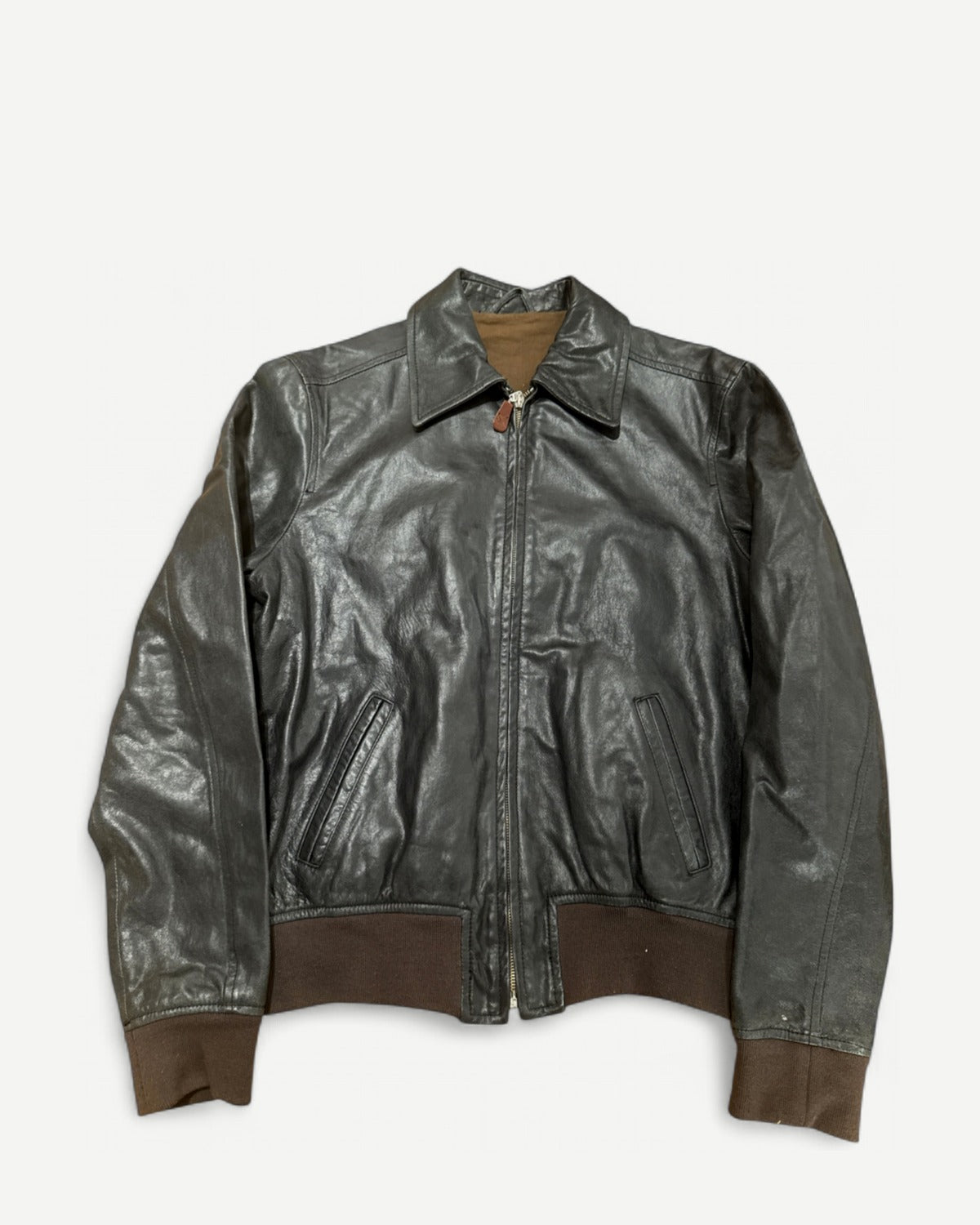 SS03 Black Leather Jacket