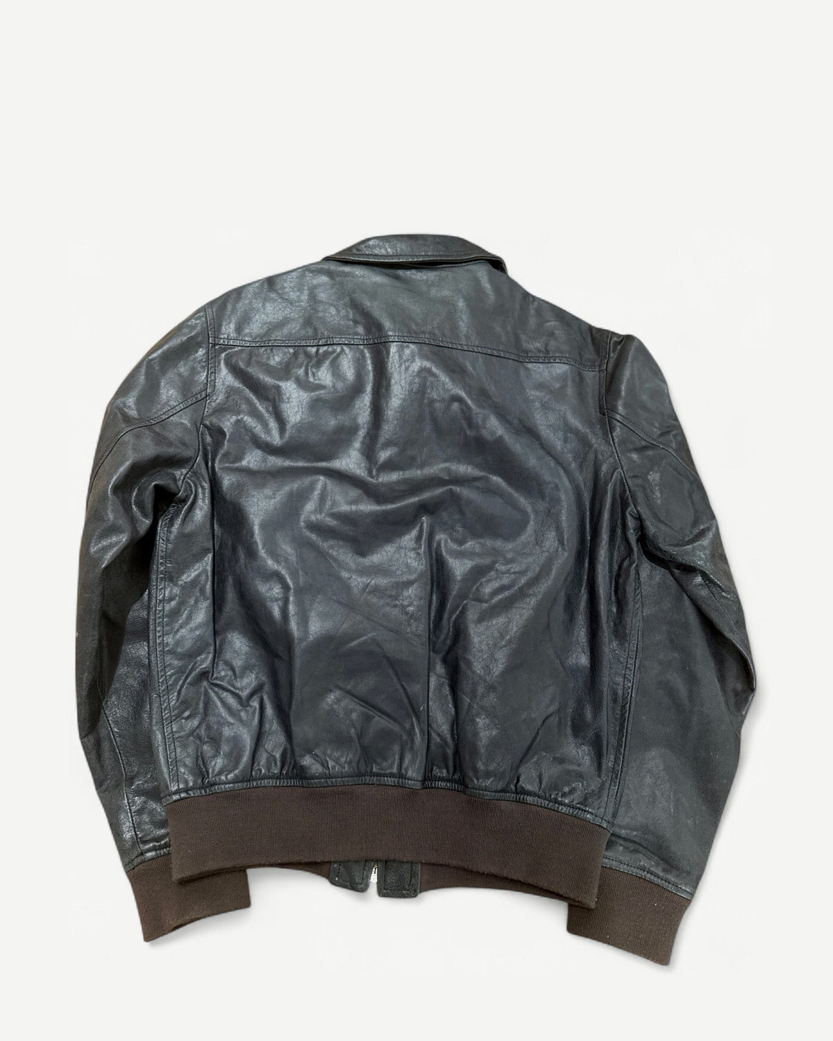 SS03 Black Leather Jacket