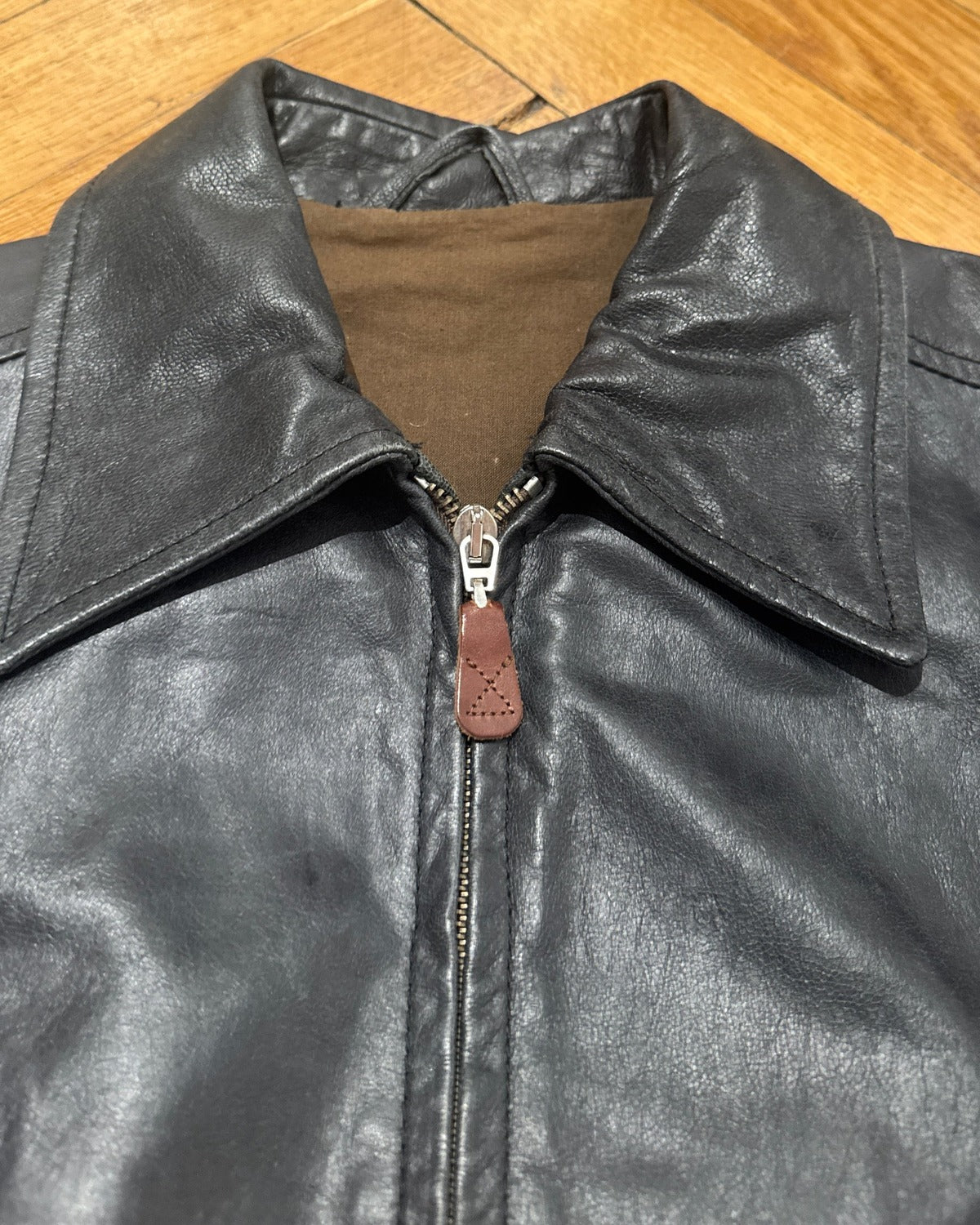 SS03 Black Leather Jacket