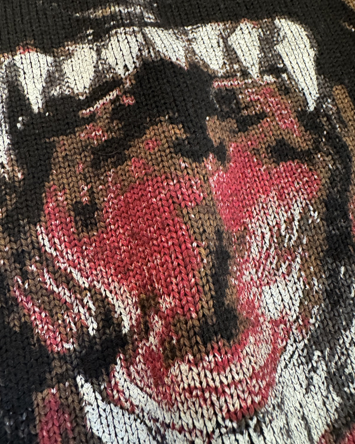 Givenchy AW11 by Riccardo Tisci Rottweiler Print Knit Sweater