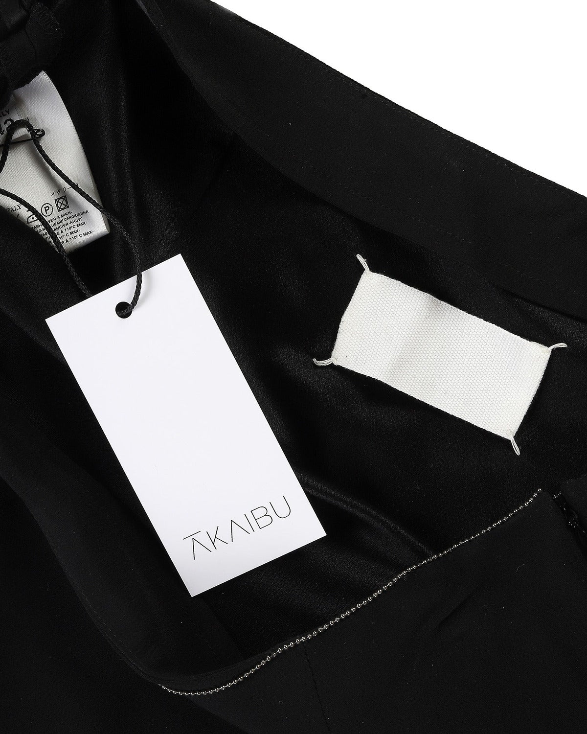 Maison Martin Margiela SS06 Chain Trimmed Black Silk Skirt