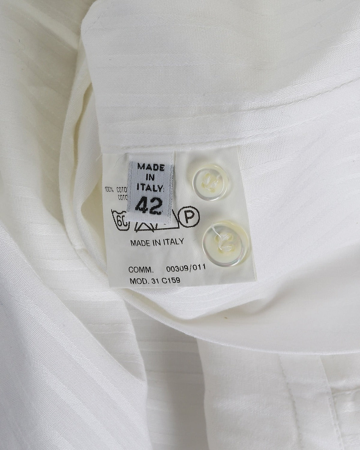 Maison Martin Margiela SS01 Artisanal Folded Clover Shirt