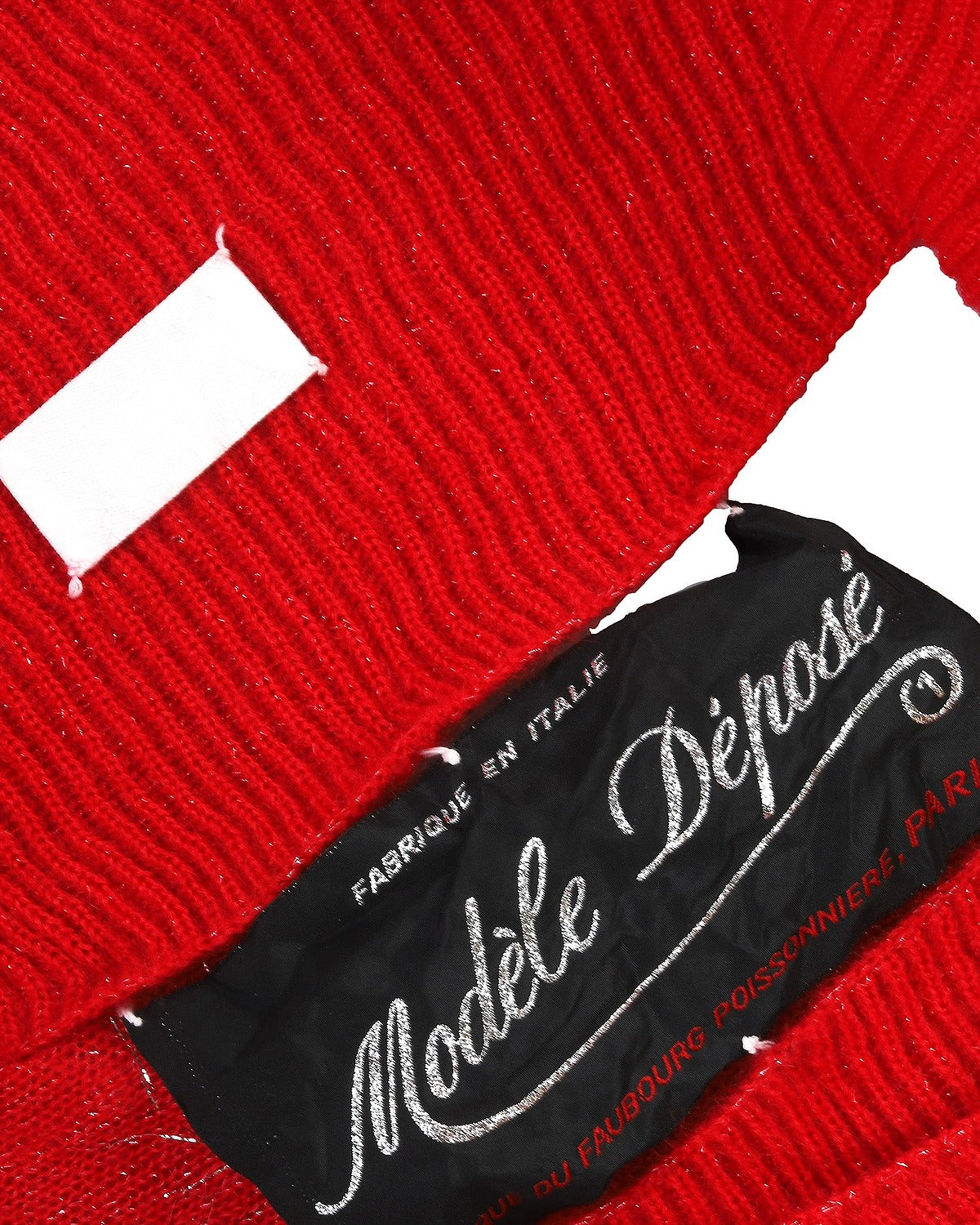 Maison Martin Margiela FW04 Modéle Deposè Oversized Label Set