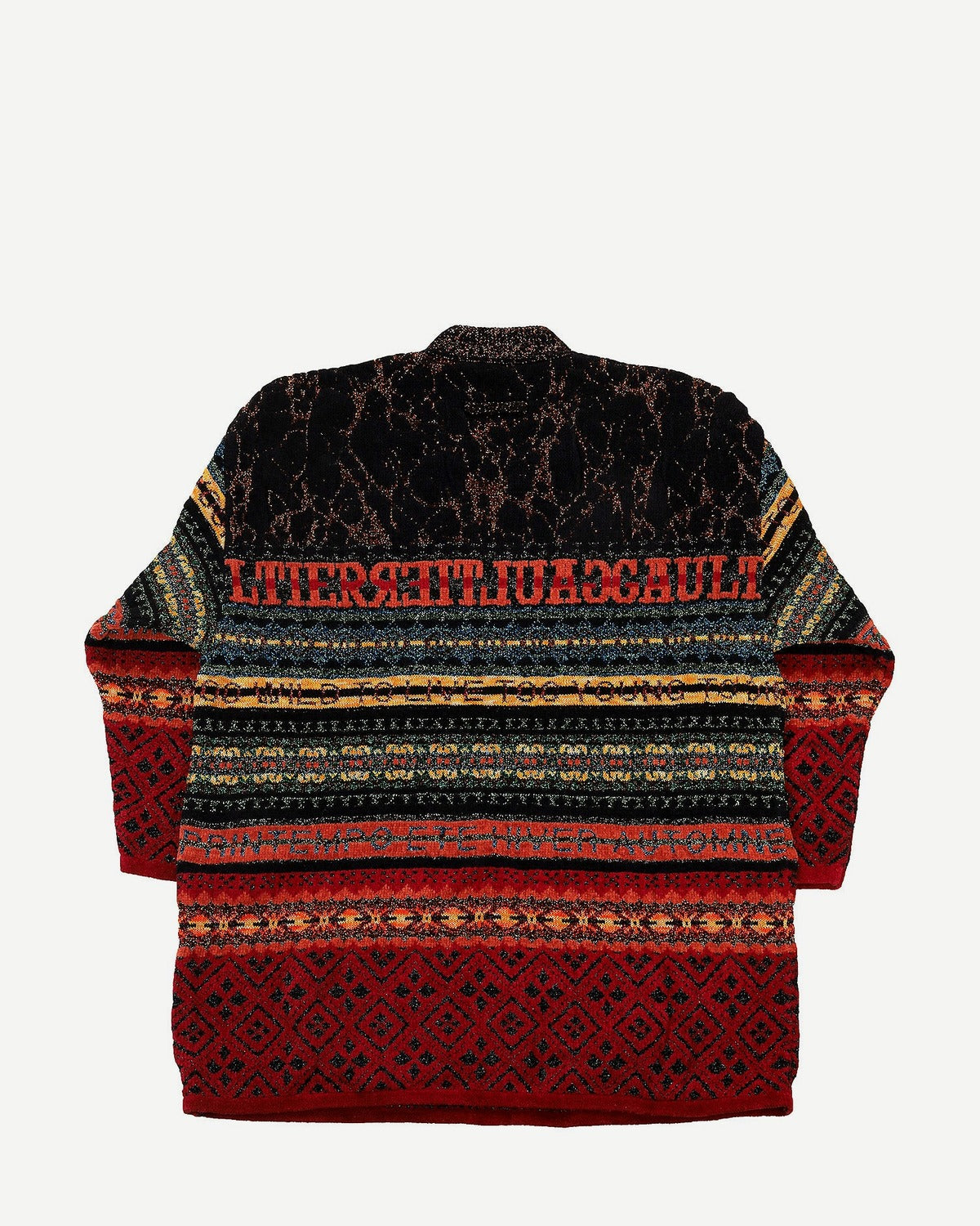Jean Paul Gaultier FW95 "Too Wild To Live Too Young To Die" Knit