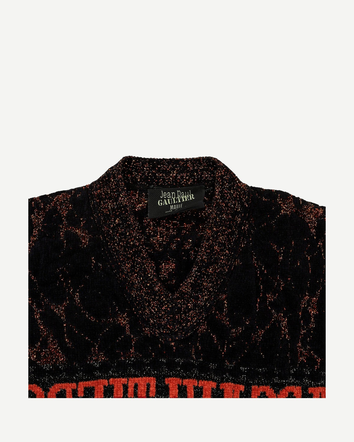 Jean Paul Gaultier FW95 "Too Wild To Live Too Young To Die" Knit