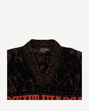 Jean Paul Gaultier FW95 "Too Wild To Live Too Young To Die" Knit