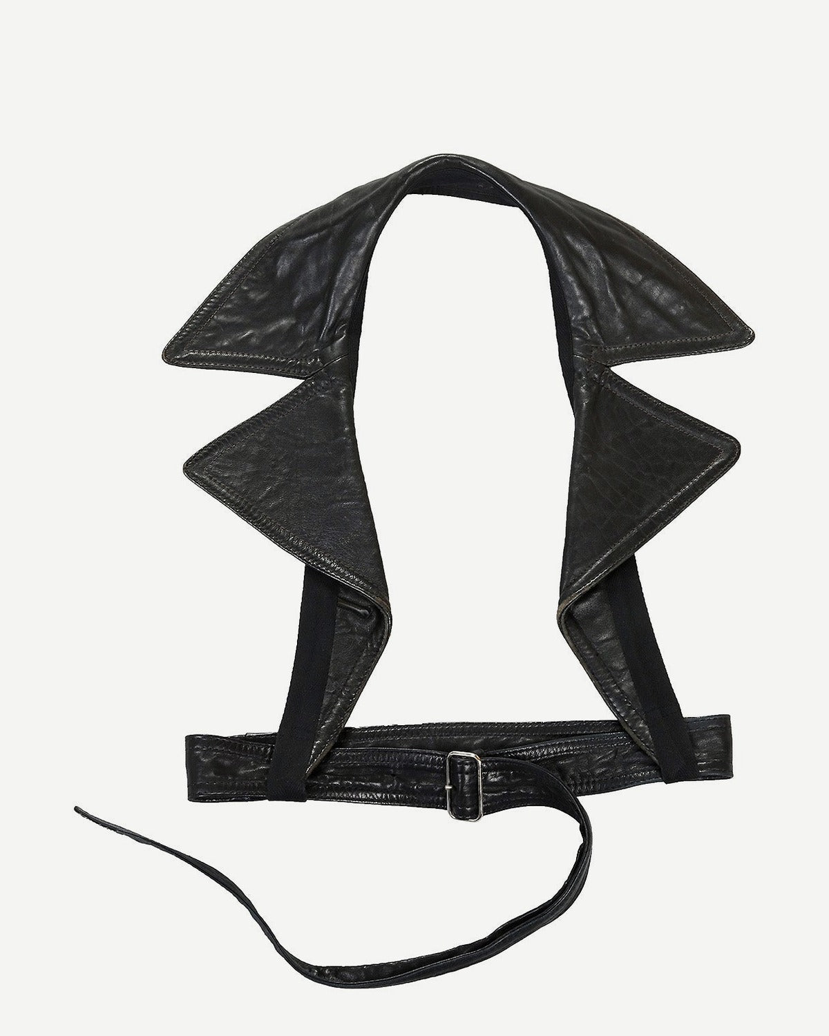 Maison Martin Margiela FW92 Artisanal Reconstructed Black Leather Harness