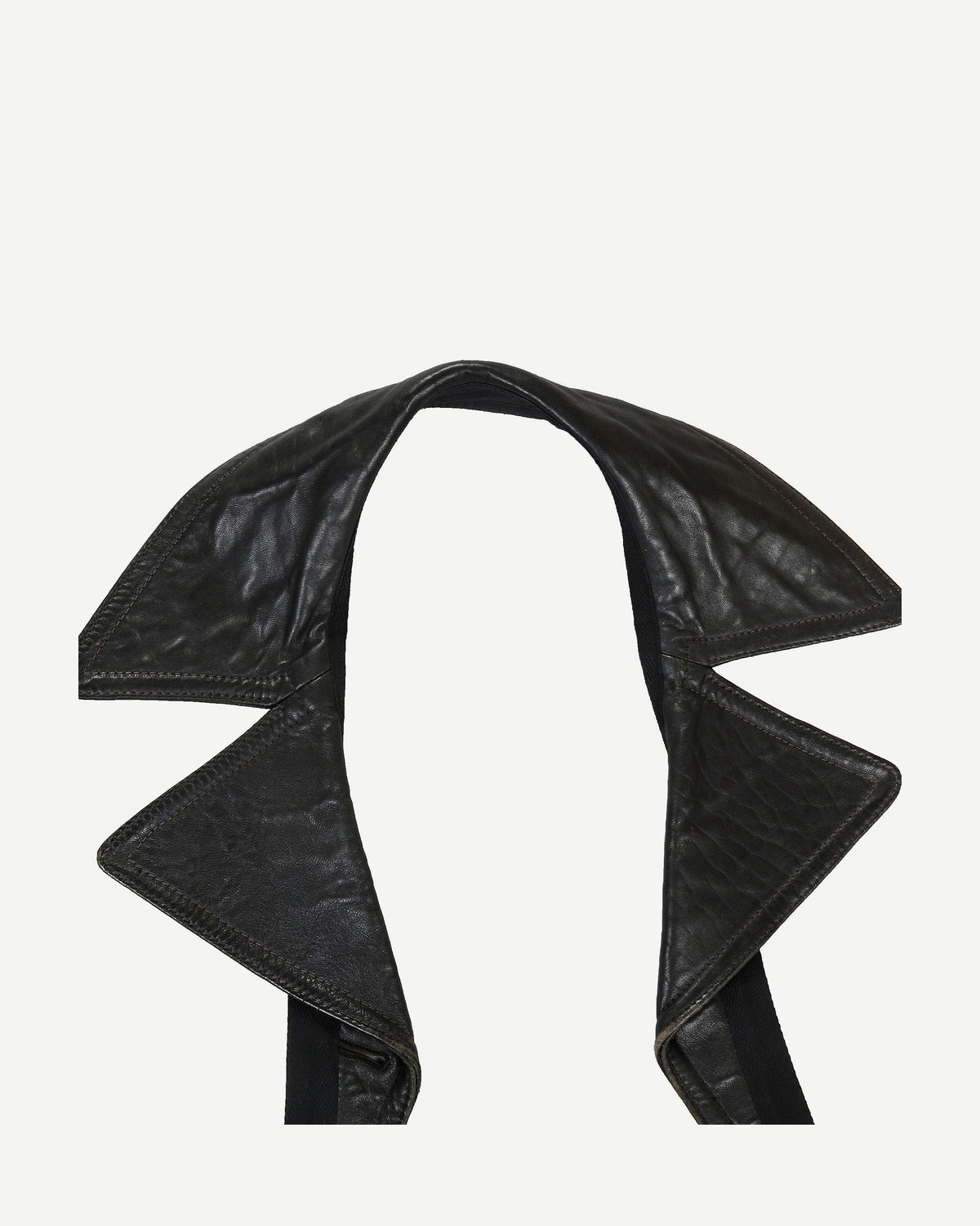 Maison Martin Margiela FW92 Artisanal Reconstructed Black Leather Harness