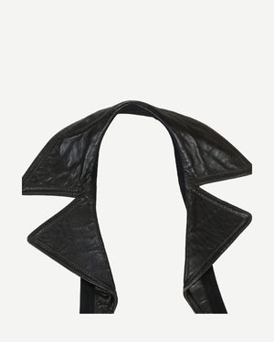 Maison Martin Margiela FW92 Artisanal Reconstructed Black Leather Harness