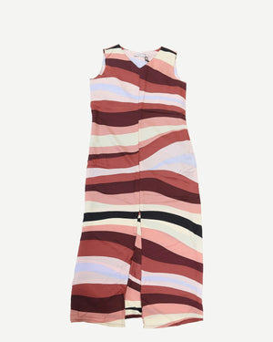 Alexander McQueen 90s Psychedelic Silk Dress