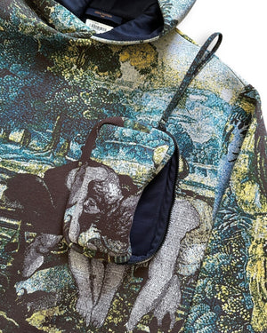 Louis Vuitton Pre SS20 Tapestry Cargo Hoodie Sample