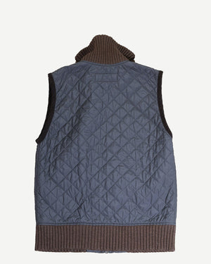 Dolce & Gabbana FW03 Quilted Parachute Strap High Collar Vest