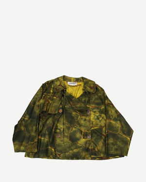 Jean Paul Gaultier 1987 Medusa Print Jacket