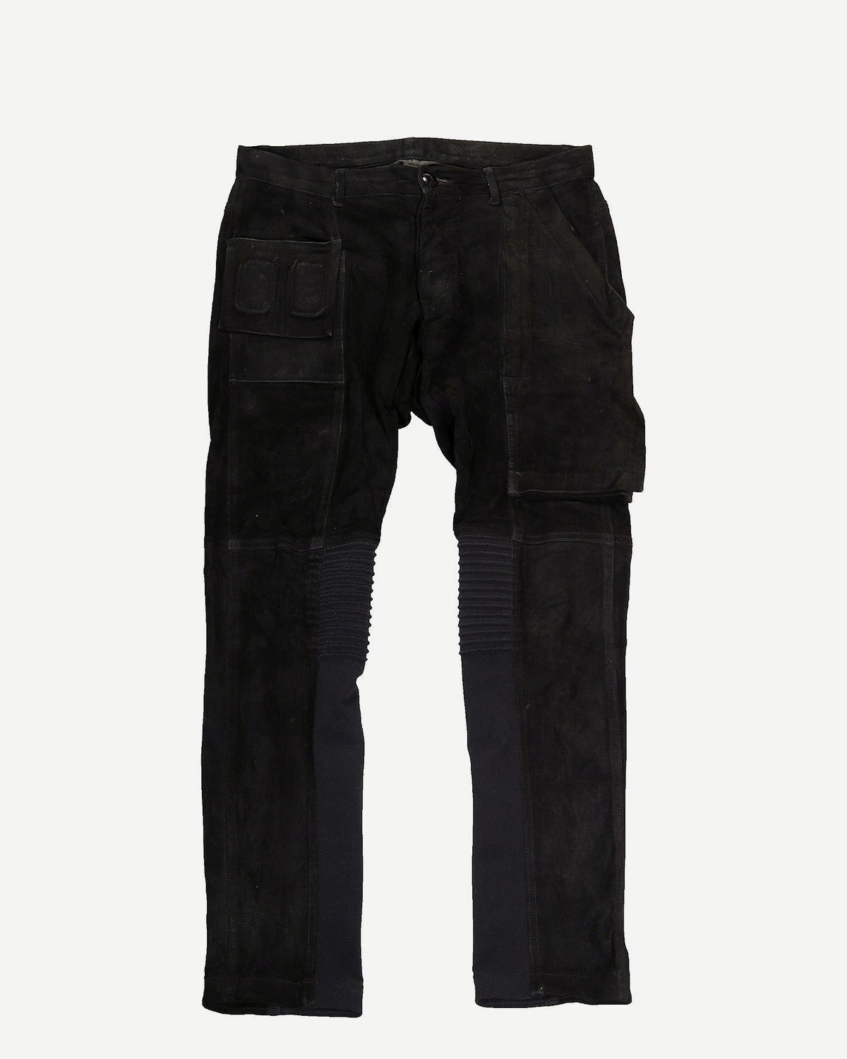 Rick Owens SS15 Black Suede Memphis Pants
