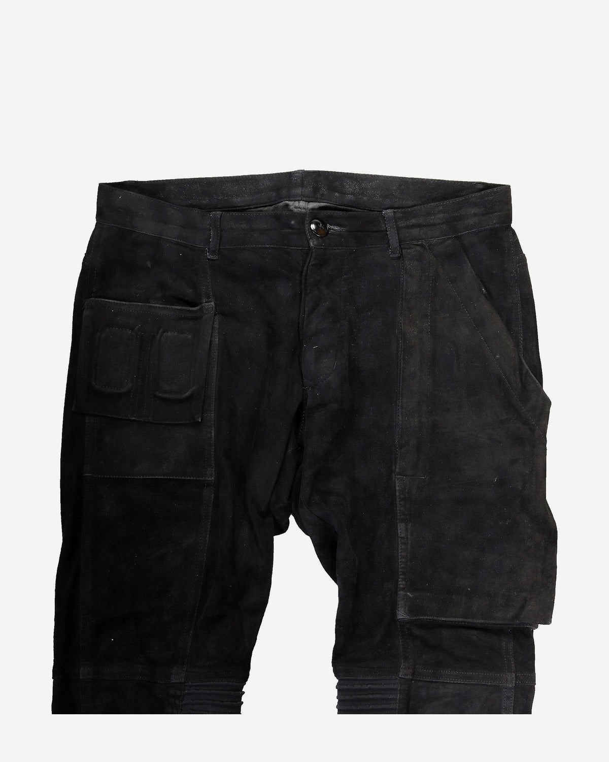 Rick Owens SS15 Black Suede Memphis Pants