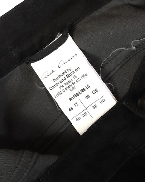 Rick Owens SS15 Black Suede Memphis Pants