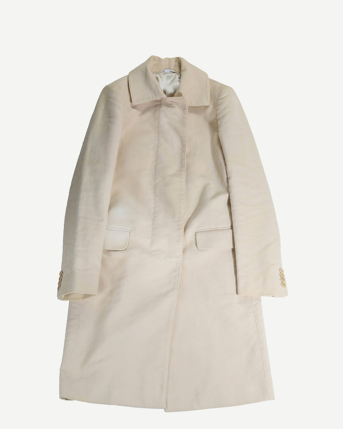 Helmut Lang 2000s Archival Moleskin Coat