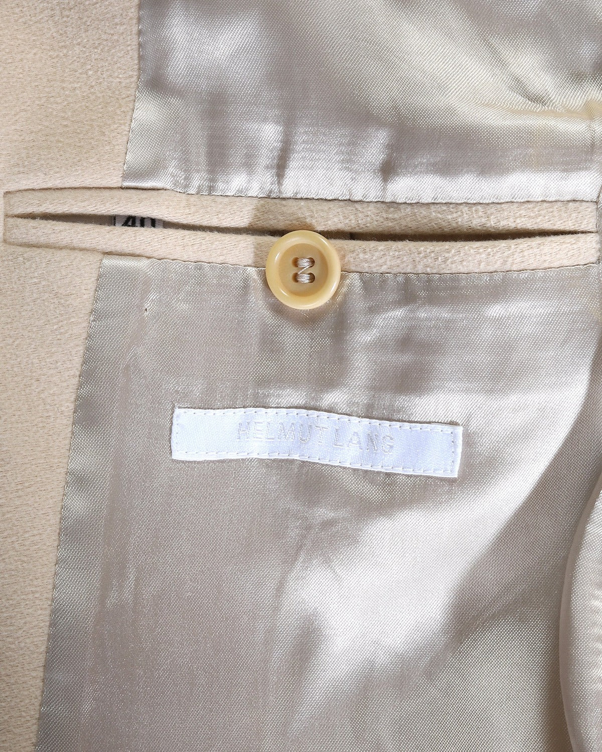 Helmut Lang 2000s Archival Moleskin Coat