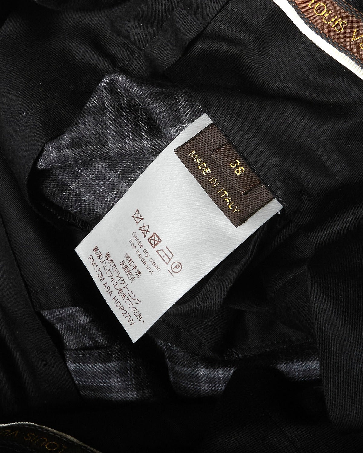 Louis Vuitton FW17 Runway Checkered Wool Pants